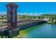 Union Park bridge over water offers a serene view with a beautiful landscape perfect for a community walk at 1571 Montgomery Bell Rd, Wesley Chapel, FL 33543