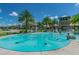 Community fountain provides a fun splash pad with seating and attractive architectural elements for residents to enjoy at 1571 Montgomery Bell Rd, Wesley Chapel, FL 33543