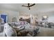 Open-concept area showcases the living room, dining space, and kitchen, creating a seamless flow at 17541 Timberline Pkwy, Punta Gorda, FL 33982