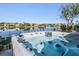 Relaxing hot tub overlooking a beautiful lake at 17927 Bahama Isle Cir, Tampa, FL 33647