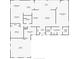 Floor plan showing the layout of the home, including the kitchen, bedrooms, bathrooms, and living spaces at 1929 New Bedford Dr, Sun City Center, FL 33573