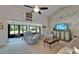 Living room with vaulted ceilings and lots of natural light at 1929 New Bedford Dr, Sun City Center, FL 33573