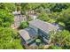 Stunning aerial view of the property showcasing its lush surroundings and spacious layout at 2217 Brevard Ne Rd, St Petersburg, FL 33704