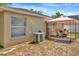 Backyard featuring outdoor seating and sunshade at 254 Chardonnay Pl, Valrico, FL 33594