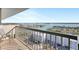Balcony view showcasing a scenic waterfront vista with railing and patio chair at 400 Island Way # 1708, Clearwater Beach, FL 33767