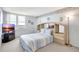 Comfortable bedroom featuring water view, soft carpet, and a TV, perfect for relaxation and entertainment at 400 Island Way # 1708, Clearwater Beach, FL 33767