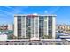 Elegant high-rise condo building in Clearwater, Florida, with covered parking and scenic views at 400 Island Way # 1708, Clearwater Beach, FL 33767