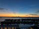 Beautiful sunset view overlooking the waterfront neighborhood and bay at 400 Island Way # 1708, Clearwater Beach, FL 33767