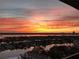 Colorful sunset view overlooking the waterfront neighborhood and bay at 400 Island Way # 1708, Clearwater Beach, FL 33767