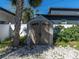 Large storage shed in a fenced backyard at 4500 23Rd S Ave, St Petersburg, FL 33711