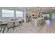 Bright dining area adjacent to the kitchen, perfect for Gathering meals and entertaining guests at 5523 Del Coronado Dr, Apollo Beach, FL 33572