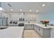 Modern kitchen with stainless steel appliances, sleek cabinetry, and ample counter space for cooking at 5523 Del Coronado Dr, Apollo Beach, FL 33572