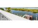 Backyard with waterfront access, dock and water slide at 6633 Driftwood Dr, Hudson, FL 34667