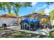 Private backyard with a shed, patio space, and potential for landscaping and outdoor living at 8528 Quarter Horse Dr, Riverview, FL 33578