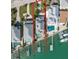Aerial view showcasing the property layout with pool and dock, highlighting its waterfront location at 8685 E Bay Dr, Treasure Island, FL 33706
