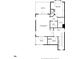 Second floor plan with primary bedroom, bath, walk-in closet, office, and laundry, providing a detailed layout at 8685 E Bay Dr, Treasure Island, FL 33706