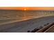Gorgeous sunset view over the beach with soft sand, perfect for relaxing or enjoying the scenery at 8829 93Rd St, Seminole, FL 33777