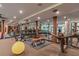Well-equipped home gym features comprehensive weight training and fitness equipment, surrounded by mirrored walls at 100 4Th S Ave # 220, St Petersburg, FL 33701