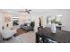 Open-concept living space combining a dining area and living room, perfect for entertaining at 1160 36Th N Ave, St Petersburg, FL 33704
