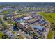 Comprehensive community complex with various amenities, including pool, recreation courts, and parking at 1804 Bunker Hill Dr, Sun City Center, FL 33573