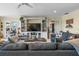 Open living area with lots of natural light and built-in shelving at 1804 Bunker Hill Dr, Sun City Center, FL 33573
