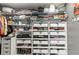 Walk-in closet offers an organized storage with shelving and drawers, providing ample space at 2759 Conch Hollow Dr, Brandon, FL 33511