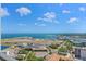 Waterfront views of the bay, beach, and city from a high-rise condo balcony at 301 1St S St # 3207, St Petersburg, FL 33701