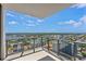 Enjoy this unit's panoramic waterfront views from a private balcony at 301 1St S St # 3207, St Petersburg, FL 33701