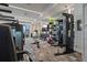 Bright gym featuring weight machines, free weights, and scenic outdoor views at 301 1St S St # 3207, St Petersburg, FL 33701