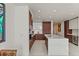 Spacious kitchen featuring an island with bar seating and views into other areas of the home at 301 1St S St # 3207, St Petersburg, FL 33701