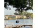 Waterfront view of the water with a boat and dock at 3204 W Clinton St, Tampa, FL 33614