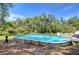 Outdoor above ground swimming pool, great for summertime fun at 37410 Dixie Ave, Dade City, FL 33525