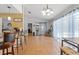 Spacious living room with sliding glass doors leading to the patio at 5140 Kirkwood Ave, Spring Hill, FL 34608