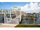 Dock featuring boat slips with waterfront views of Gulfport, perfect for boating and enjoying the coastal lifestyle at 6020 Shore S Blvd # 902, Gulfport, FL 33707