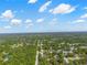 Extensive aerial view capturing a green suburban landscape stretching towards the horizon under a partly cloudy sky at 7401 Hancock St, Riverview, FL 33578