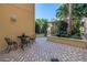 Cozy outdoor patio area surrounded by lush greenery and landscaping at 100 4Th S Ave # 207, St Petersburg, FL 33701