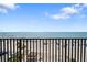 Beautiful ocean views off condo balcony with beach access and parking at 12924 Gulf Blvd # 502, Madeira Beach, FL 33708