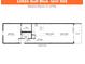 Floor plan featuring open concept living, kitchen, dining, and balcony access at 12924 Gulf Blvd # 502, Madeira Beach, FL 33708