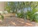 The backyard features a brick patio and a basketball hoop at 230 Davison Ne Ave, St Petersburg, FL 33703