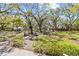 Extensive backyard featuring manicured lawn, mature trees, and a quaint gazebo at 3010 82Nd N Way, St Petersburg, FL 33710