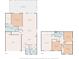 A detailed floor plan showcasing the layout of the home, highlighting room sizes and their arrangement at 32101 Goddard Dr, Wesley Chapel, FL 33543