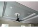 Elegant ceiling featuring decorative molding, recessed lighting, and a modern ceiling fan at 5710 42Nd N St, St Petersburg, FL 33714