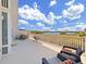 Spacious balcony with seating, perfect for relaxing and enjoying the views of the water and surrounding landscape at 6495 Shoreline Dr # 8105, Seminole, FL 33708