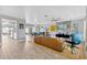 Open-concept layout featuring living and dining areas with modern finishes and plenty of natural light at 7094 Kenwood Dr, North Port, FL 34287