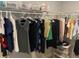 Walk-in closet features organized storage with hanging racks and shelves for maximum storage at 111 N 12Th St # 1426, Tampa, FL 33602