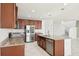 Kitchen featuring stainless steel appliances and granite countertops at 11301 Hudson Hills Ln, Riverview, FL 33579