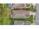 Aerial view of a home and the surrounding neighborhood at 11822 Crawford Parrish Ln, Parrish, FL 34219