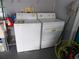 A close up of a matching washer and dryer set at 1660 Caledonia Dr, Palm Harbor, FL 34684