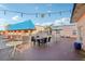 Roof deck with outdoor seating areas offering beautiful views and palm trees at 17035 Gulf Blvd # 202, North Redington Beach, FL 33708