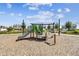 Community playground featuring a slide and other play equipment surrounded by homes at 19398 Great Intention Way, Lutz, FL 33558